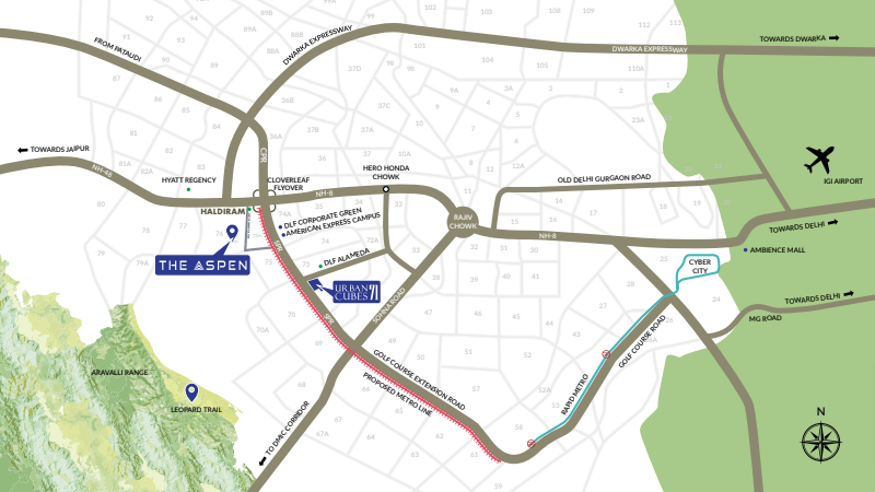 Map of Whiteland Aspen