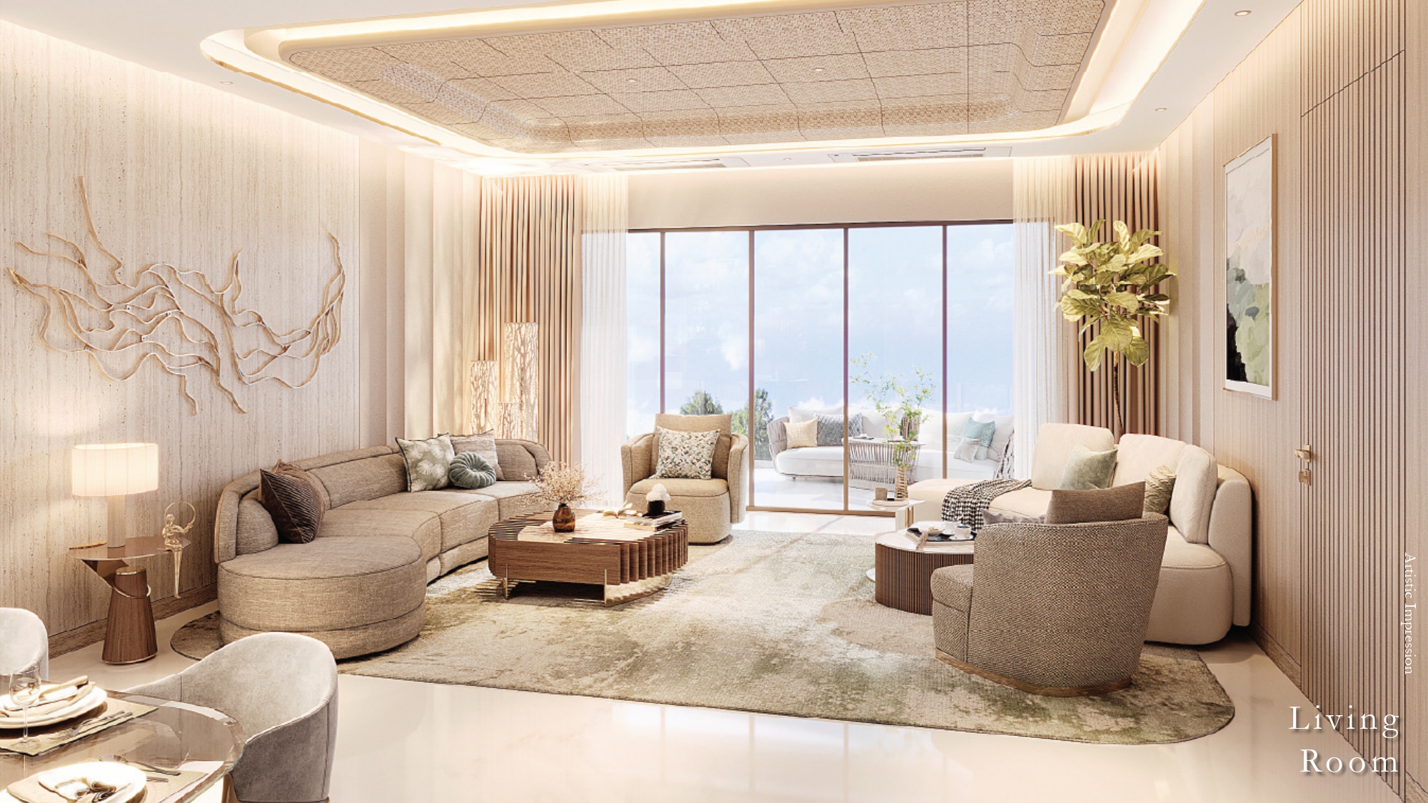 Westin Residences living room