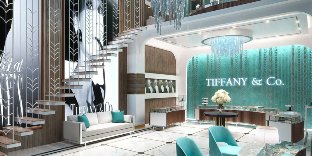 m3m jewel retail shop tiffany